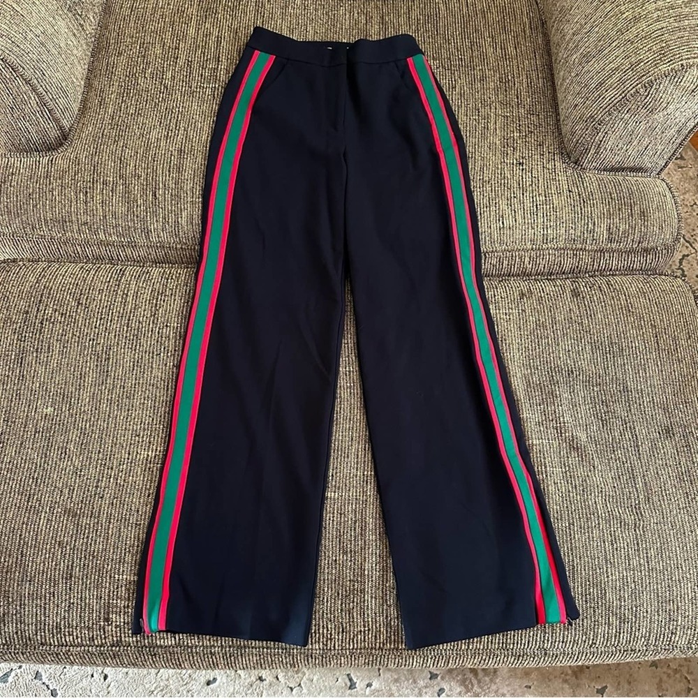 Boden Wells Wide-Leg Trouser Pants Navy- 2